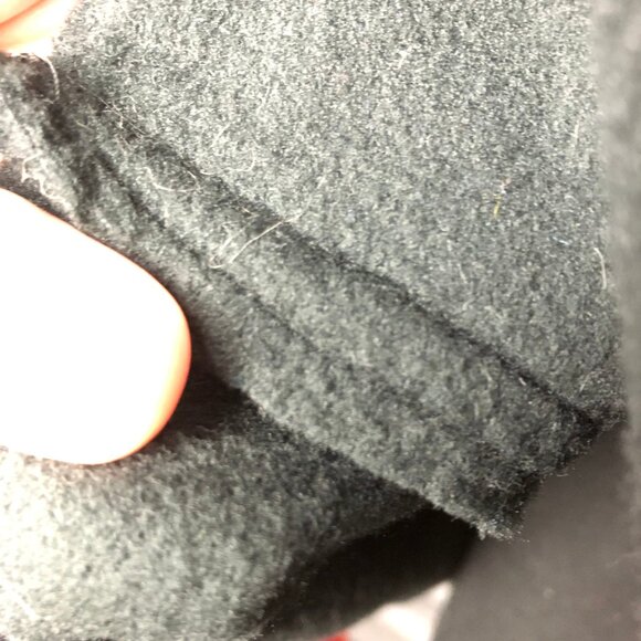 Teal turquoise plaid Open side poncho cover up shawl unisex boho shawl topper - Picture 7 of 10